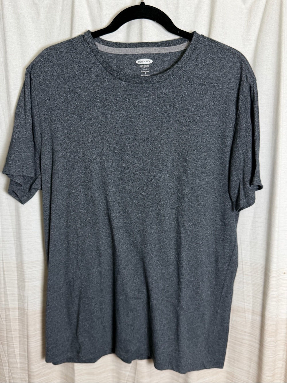 🌵 2 for $10
Old Navy | Soft Washed Ultra Doux | Heather Charcoal Crew Neck